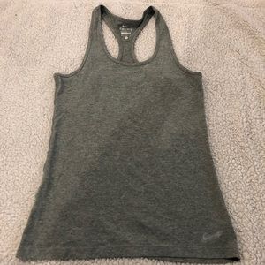 Nike dri fit tank top grey small